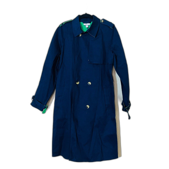 3.1 Phillip Lim 20th Anniversary Collection Target Navy Green Trench Large - Picture 1 of 11